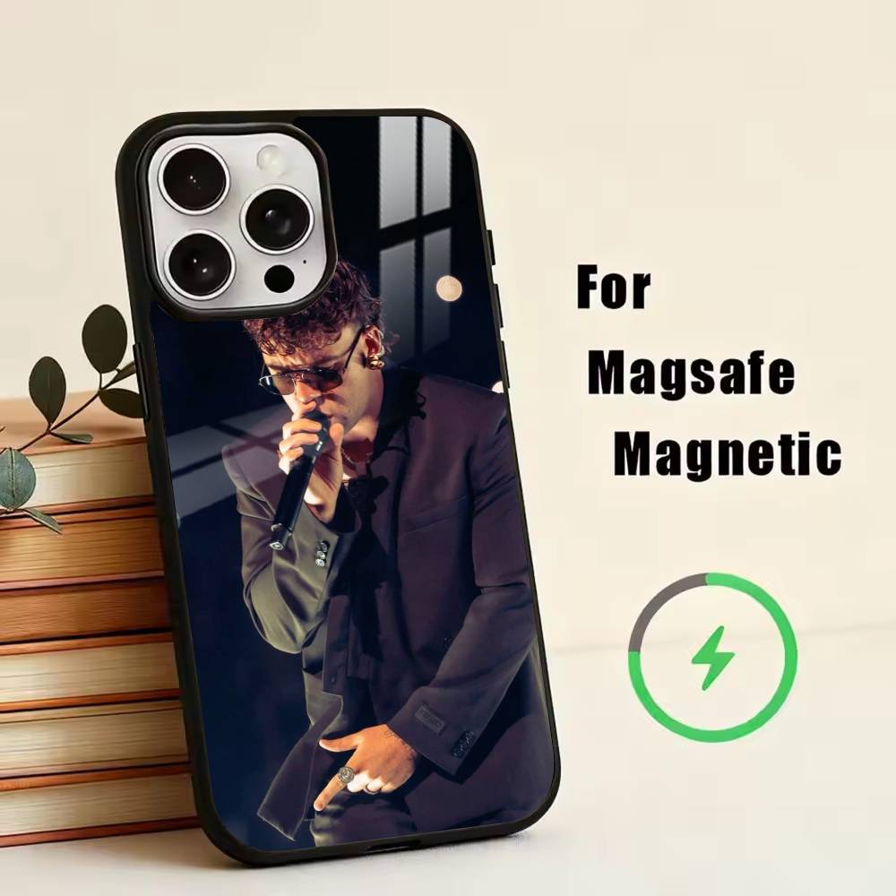Singer Q-Quevedo Phone Case For iPhone17,16,15,14,13,12,11 Plus,Pro Magnetic For Magsafe Wireless Charging