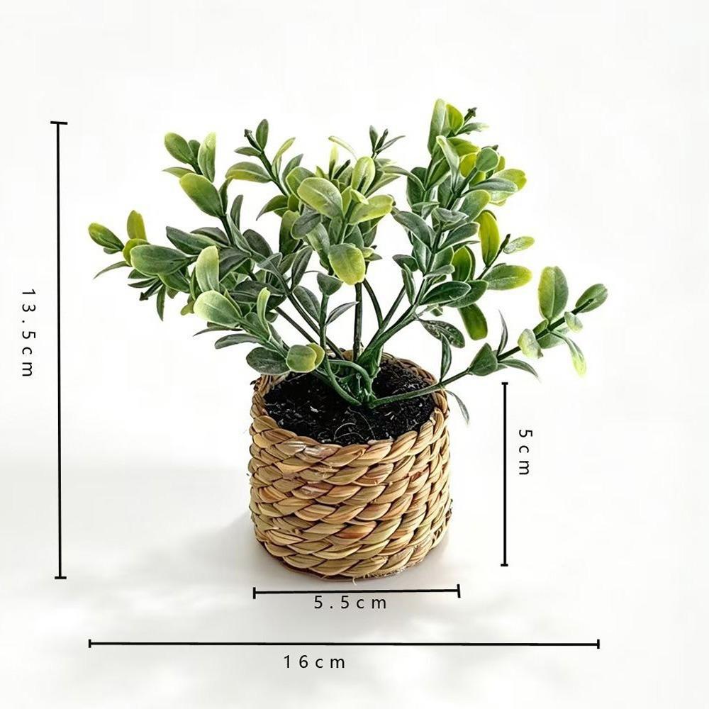 Scene Layout Model Simulation Grass Potted Green Fake Potted Plants Home Decoration