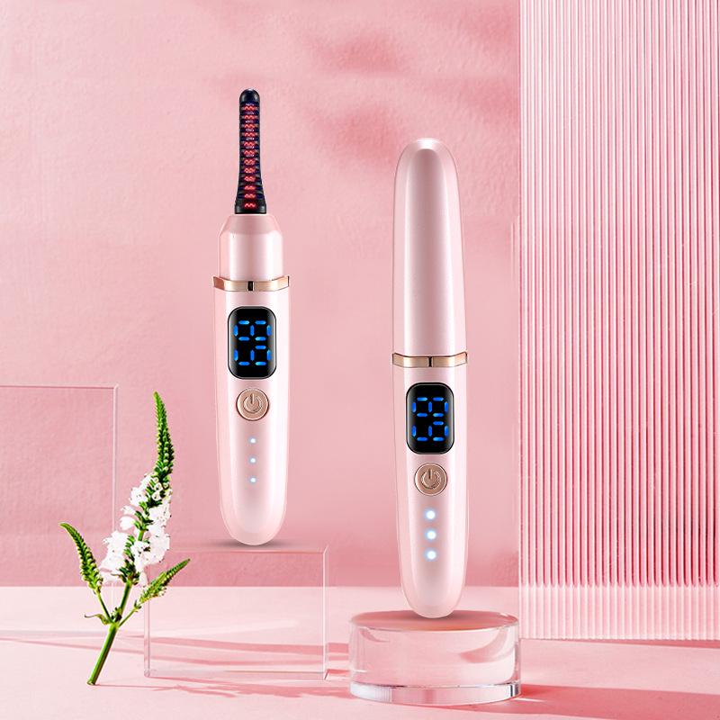 Портативный электрический керлер для ресниц с подогревом для красоты