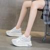 Маленькие женские кроссовки на толстой подошве в стиле «Форрест Гамп», новинка осени 2025 года, повседневная модная универсальная взрывная версия Douyin, женская обувь с увеличением роста
