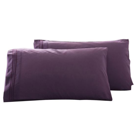 2 шт. King Queen стильный сплошной цвет кровать наволочка наволочка декор для спальни