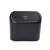 Mini Car Trash Can Hanging Organizer Multi-function Car Hanging Storage Box Waterproof Push Lid Trash Bin Interior
