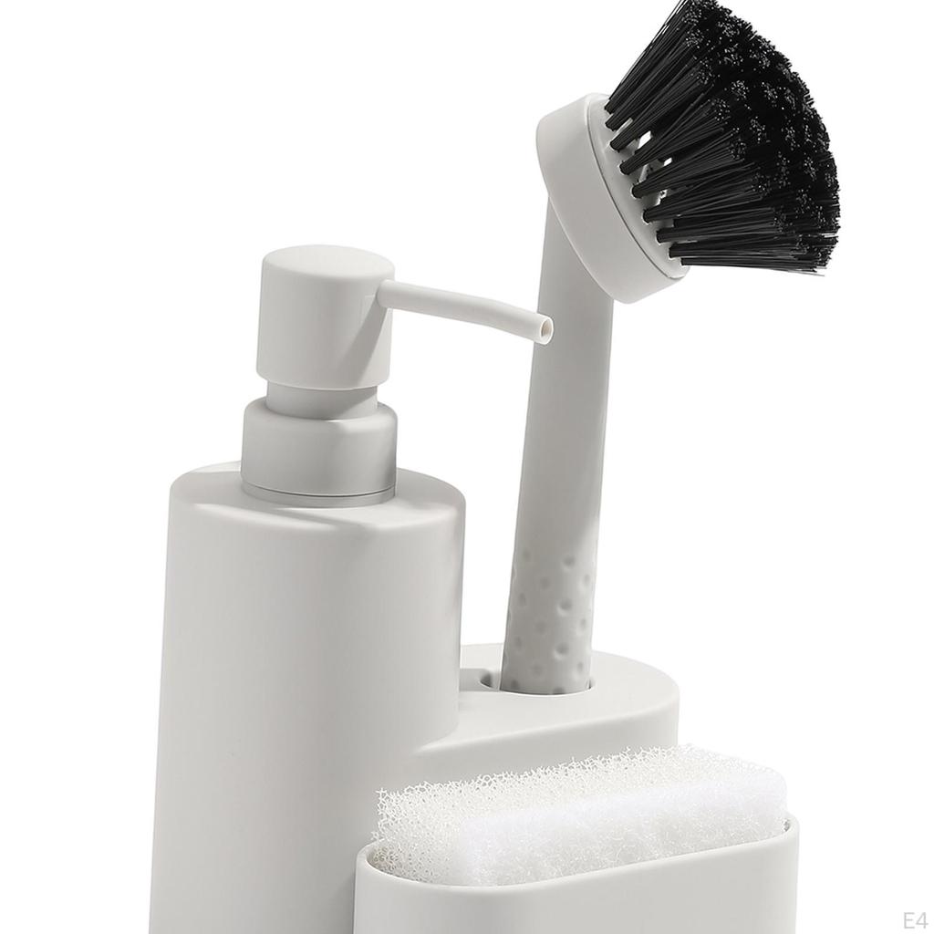 Дозатор для мыла 3 в 1, контейнер для жидкостного насоса, практичное многофункциональное средство для мытья посуды