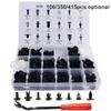 100/350/415PCS Plastic Car Fasteners Car Body Push Pin Rivet Trim Moulding Clip with Screwdriver For Car Door Trim Panel