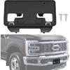 Replacement For Front Bumper License Plate Frame Bracket - Ford F250 F350 Super Duty LC3Z-17A385-AB