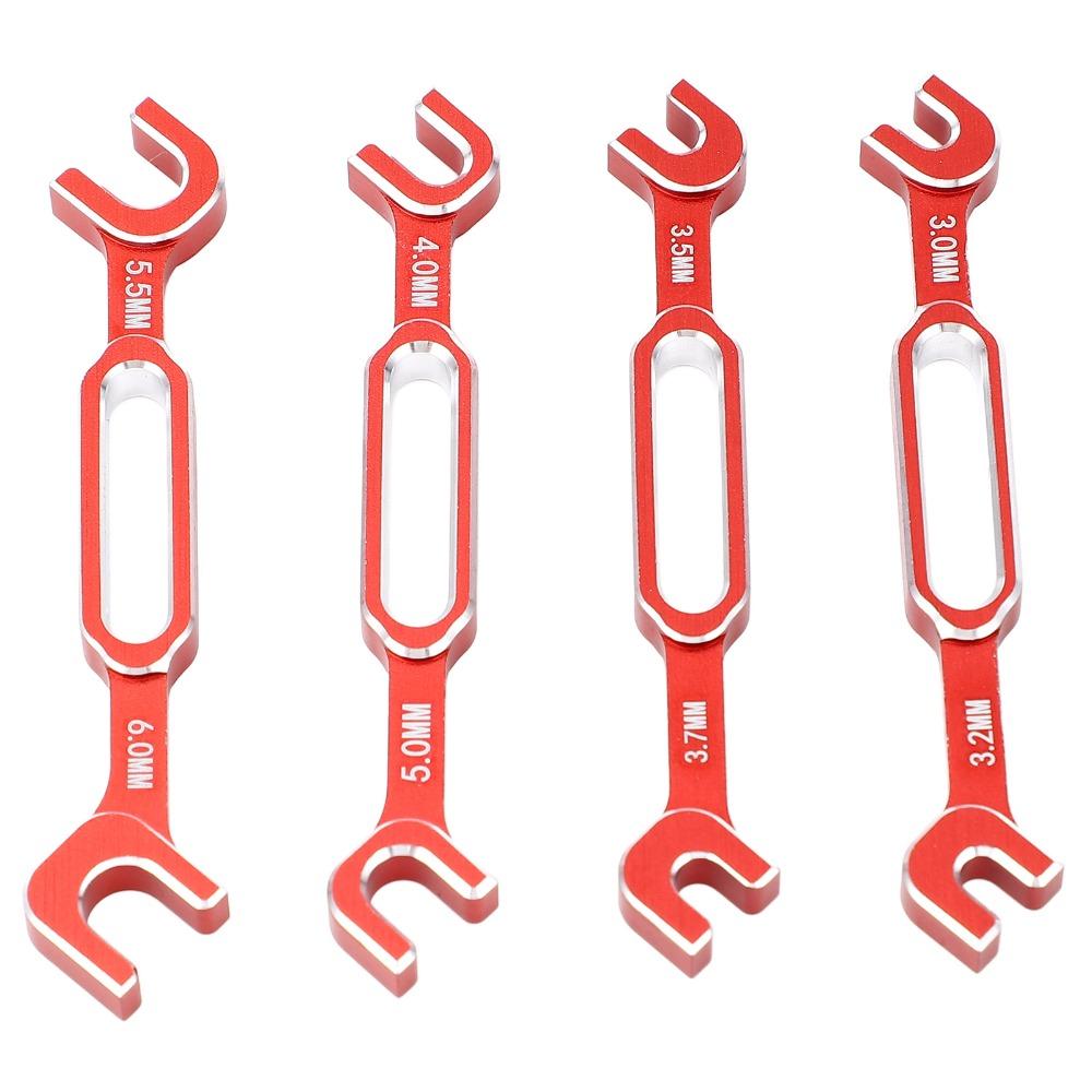 4Pcs/Set Multifunction RC Car Wrenches 3.0-6.0mm RC Maintenance Spanner For RC Crawler