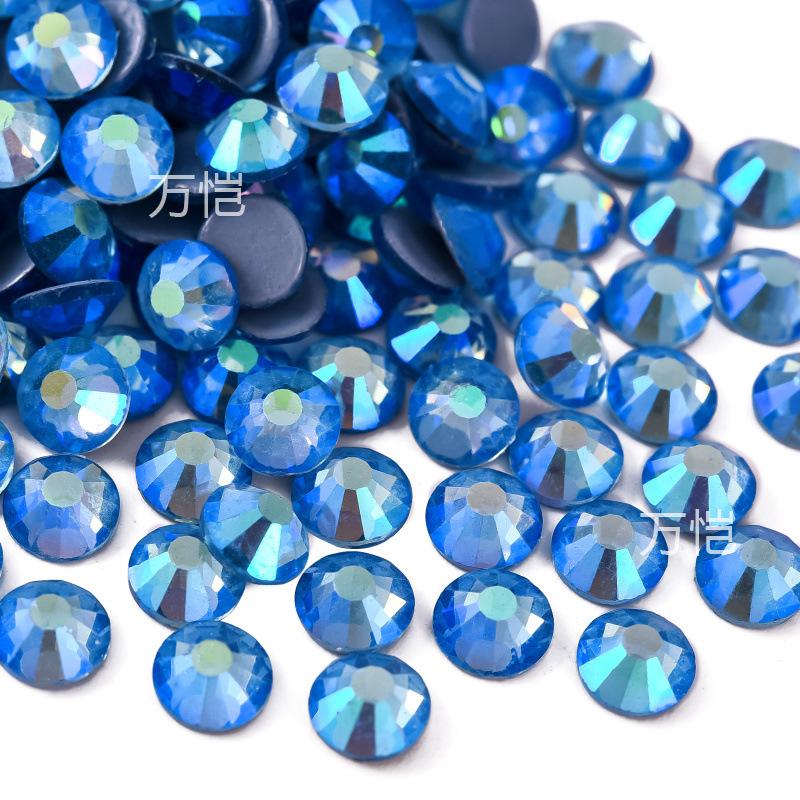 Blue Series Glass Hot Drill, Hot Melt Adhesive Стразы Diy Аксессуары для одежды Декоративные Красота Креативные Аксессуары