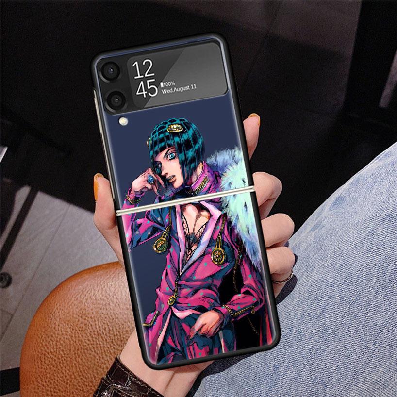 JoJo Adventure Bruno Buccellati Phone Case For Samsung Z Flip 7 6 5 4 3 Galaxy ZFlip7 ZFlip6 ZFlip5 ZFlip4 ZFlip3 5G Print Cover