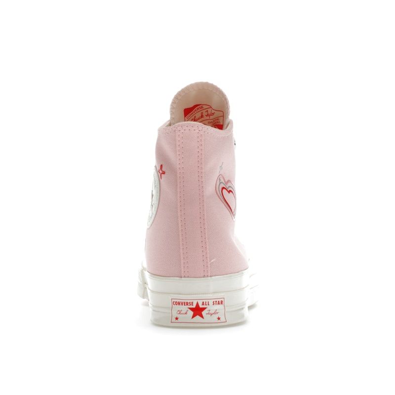 Converse Женские кроссовки Chuck 70 High Y2K Heart Pink Donut-Glaze Egret A09113C