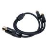 XLR Female Y Splitter Stereo Cable 1.6ft XLR Female to 2 Phono Plug Adapter Cable for Amplifier Recorder Speaker TV