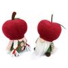 Red Fruit Gnome Plush Ornaments Christmas Soft Swedish Tomte Doll Holiday Faceless Elf Figure for Farmhouse Kitchen Tiered Tray Decor