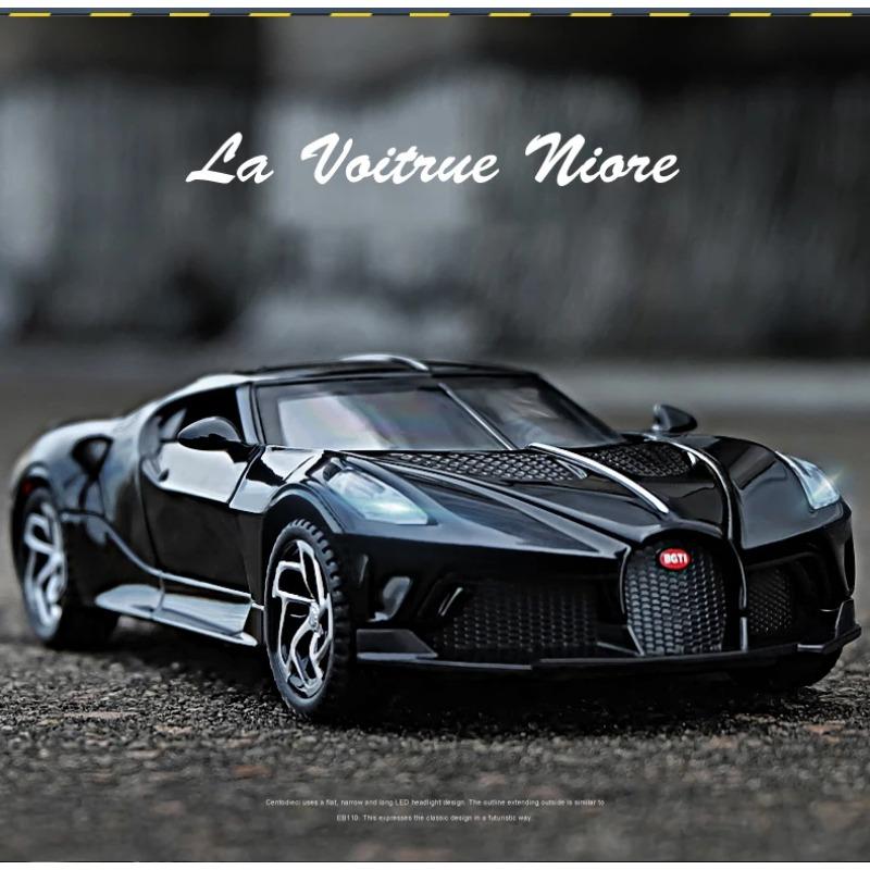1/32 Bugatti La Voiture Noire Black Dragon Supercar игрушечные литые машины и игрушечные транспортные средства модель автомобиля игрушки для детей