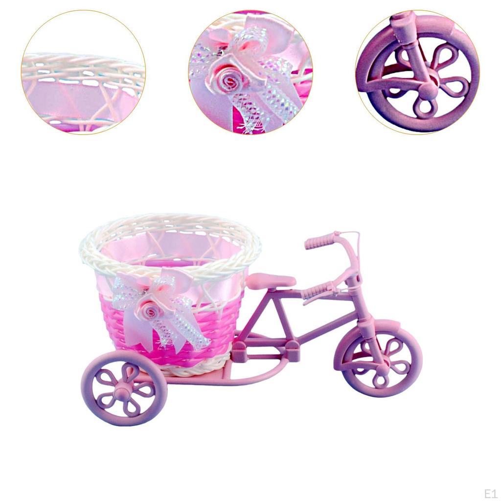 Искусственный цветок декоративный стенд для растений мини трехколесный велосипед композиция контейнер корзина для