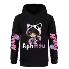 Anime APHMAU Hoodie Kids Cartoon Jumper Boys Long Sleeve Coats Baby Girls Hooded Sweatshirts Children Pullover Sweater