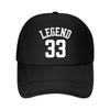 Кепка-бейсболка Legend 33 Bold - Вдохновленная, Сетчатая, Дизайн с числовым трибьютом