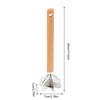 Ground Beef Masher Food Grinder With Wooden Handle Non-Stick Food Masher For Meat Vegetable Potato Chicken Beef Nut Kitchen Home