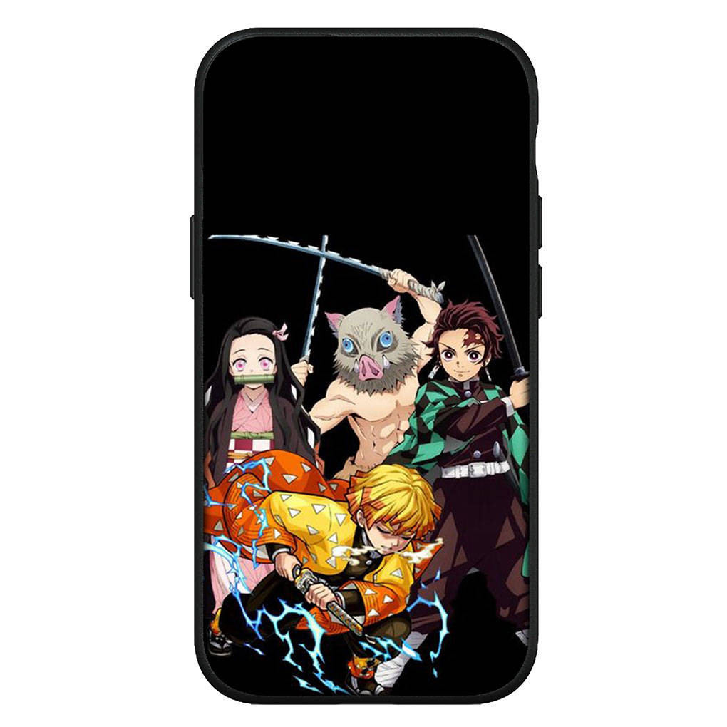 For iPhone 16 15 Xiaomi Redmi Note 14 13 12 11 Pro Max 16e Samsung Galaxy S25 S24 S23 Moto OPPO Huawei Kamado Tanjirou Demon Slayer Nezuko Phone Case