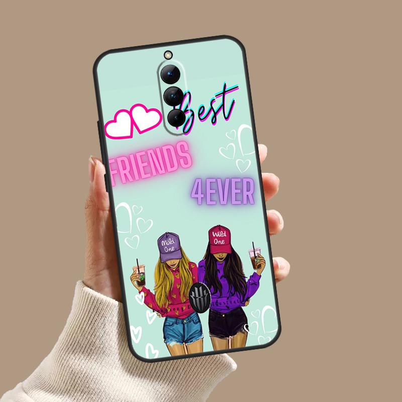 Чехол для девочек Bff Лучшие подруги Навсегда Всегда для ZTE Nubia Red Magic 10S 9S 8S 8 9 10 11 Pro Plus 6 7 6S 7S Pro 5G 6R 10 Air