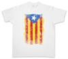 CATALONIA VINTAGE FLAG T-SHIRT Freedom for Free Viva La Revolution Independence