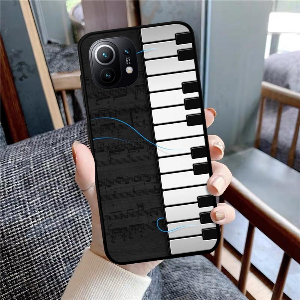 Piano Keys Musical Phone Case For Samsung S 20 21 22 23 Plus Ultra For Redmi Note 8 9 10 11 For Huawei Y 5 6 9