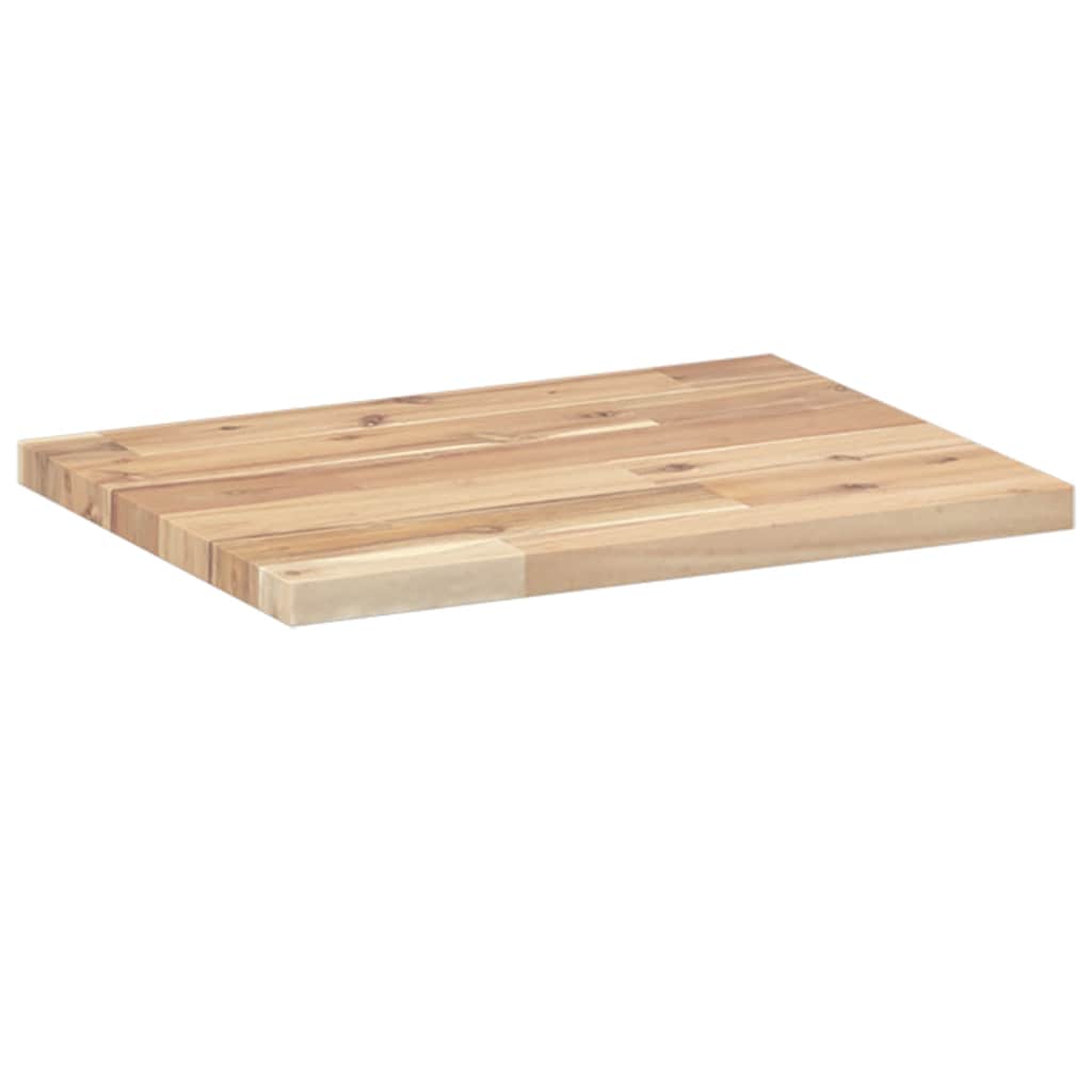 Floating Shelves Set of 3 40 x 30 x 2 cm Solid Acacia Wood Untreated