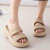 Fashion Lightweight Eva Platform Slippers for Women 2025 Summer Non Slip Beach Sandals Woman Solid Color Thick Soft Sole Pillow Slides