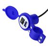 Универсальная USB-розетка-зарядка для мотоцикла, порт питания для мобильного телефона, водонепроницаемая, синяя