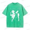 Футболка "The Summer Hikaru Died Shirt" в стиле харадзюку, уличная мода, хлопковая футболка для мужчин и женщин, аниме-одежда, манга, винтажные футболки.