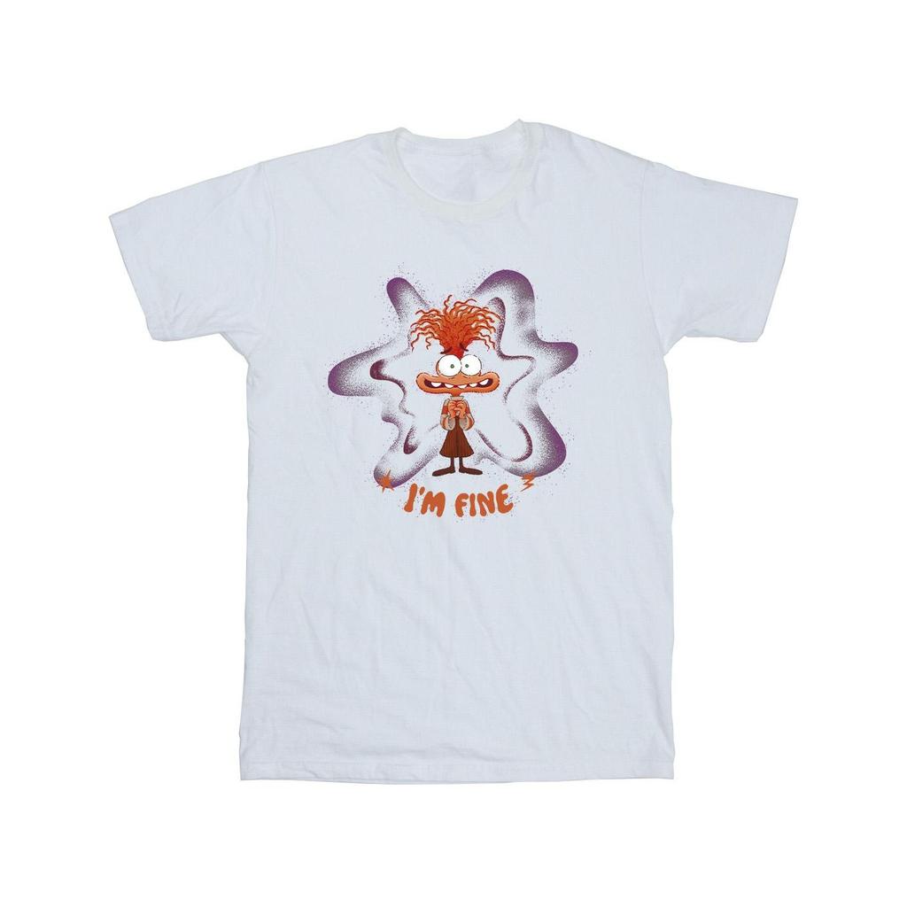 Inside Out 2 Girls IÂ´m Fine Cotton T-Shirt