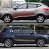 2 шт., наклейки на боковую юбку автомобиля для Hyundai IX35, виниловая пленка, спортивные авто украшения, Стайлинг, наклейки, тюнинг