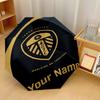 Автоматический 3-складной зонт Leeds United, 8 ребер, ветрозащитный, складной, защита от солнца и дождя, для путешествий на открытом воздухе, для ежедневного использования
