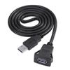Single Port USB 3.0 Flush/Mount/Socket Flush Mount Exrending Wires Extension Cable Male To female