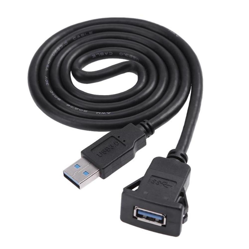 Single Port USB 3.0 Flush/Mount/Socket Flush Mount Exrending Wires Extension Cable Male To female