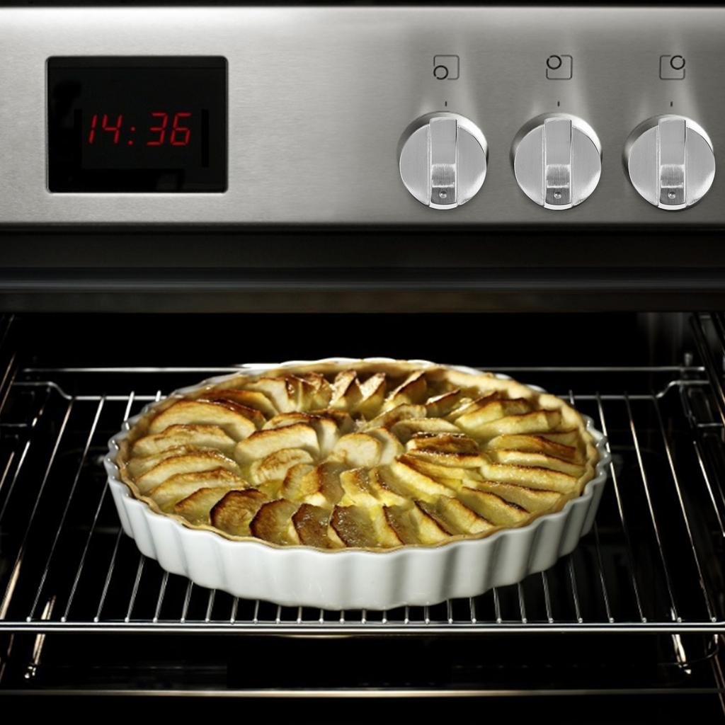 6шт цинковый сплав газовая плита встраиваемая плита матовая металлическая ручка(Серебряный) Ручка для плиты Ручка из цинкового сплава Круглые ручки для газовой плиты