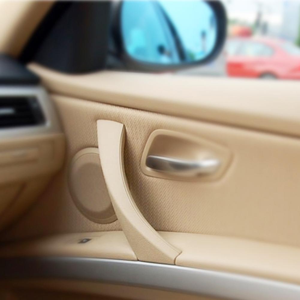 Car Inner Door Panel Handle Cover Replacement Car Interior Door Handle Cover Auto Accessories for BMW Wagon E91 328i 2007-2008