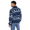 Brave Soul Mens Borg Quarter Zip Fleece