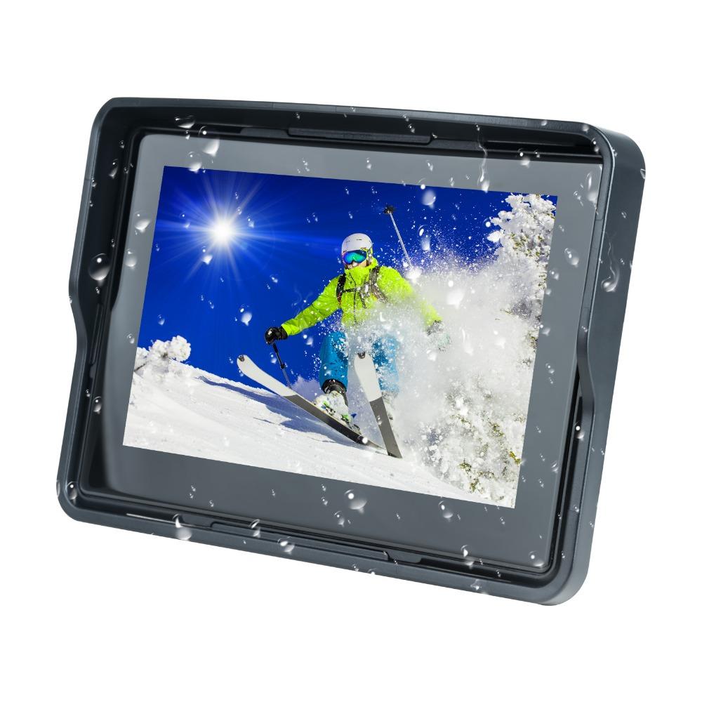 5-дюймовый портативный видеорегистратор для мотоцикла, беспроводной Apple Carplay, Android, автонавигация, GPS-экран, водонепроницаемый дисплей IPX7, двойной BT