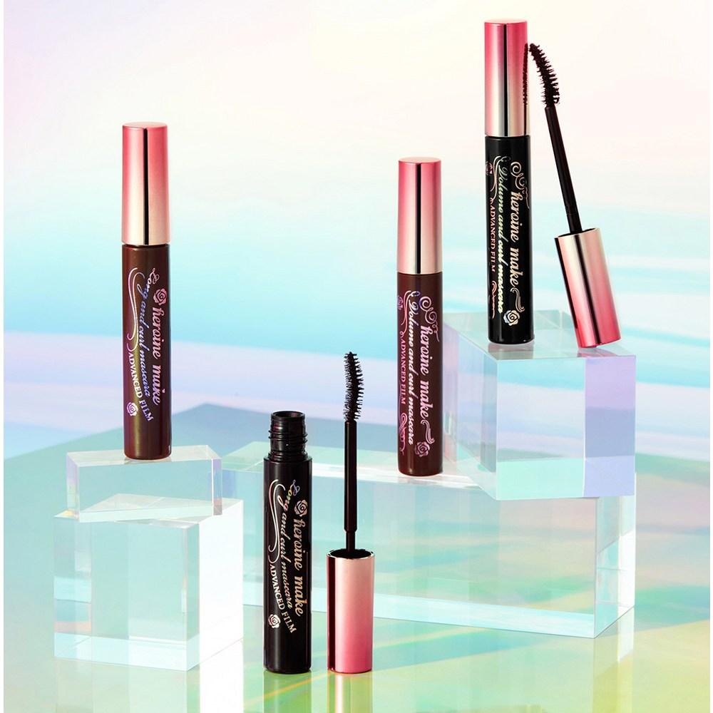 Kiss Me Тушь для ресниц Heroine Make Long & Curl Advanced Film 6 г, 01 Deep Black, 1 шт.
