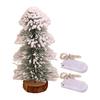 Искусственная новогодняя елка, покрытая снегом, карандашная фигурка сосны, светодиодная подсветка, кедр