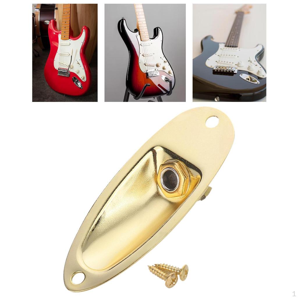 6.35mm Guitar Jack Plate for Electric DIY Assembly