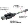 Sanwa Supply CAT6A STP LAN Cable (3m) 10Gbps/500MHz RJ45 Anti-Claw Breaking Gray KB-T6ASTP-03GY