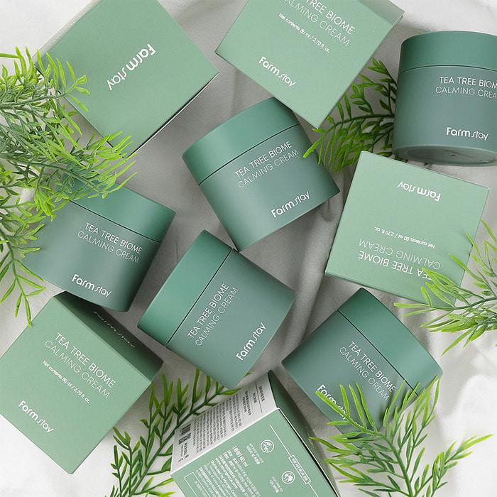 Farm Stay Tea Tree Biome Успокаивающий крем 80мл