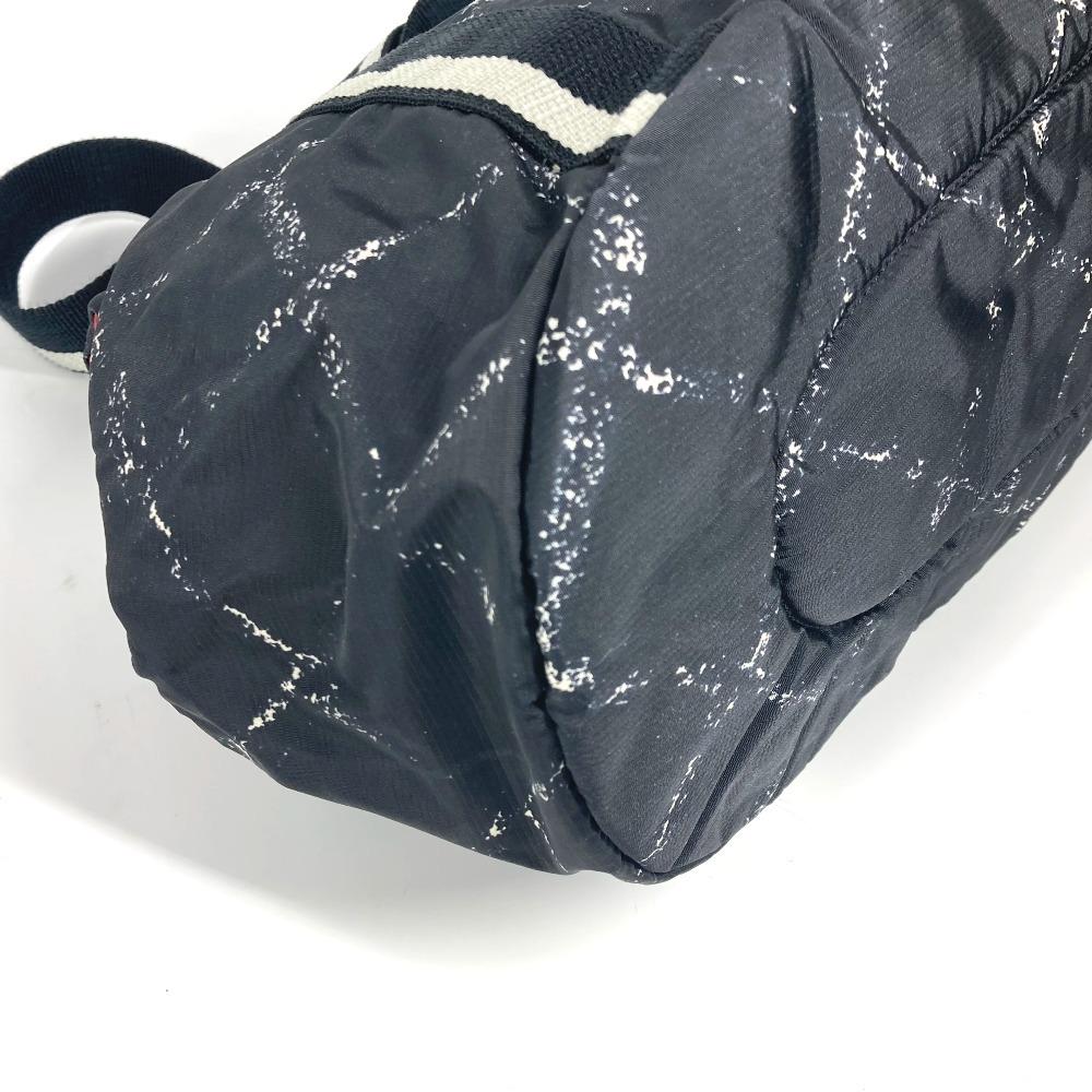 Chanel Старая дорожная линия Сумка для питомца Сумка через плечо Сумка через плечо Дорожная сумка Нейлон Черный