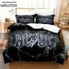 3D Ac/Dc Music Bedding Sets Duvet Cover Set With Pillowcase Twin Full Queen King Bedclothes Bed Linen