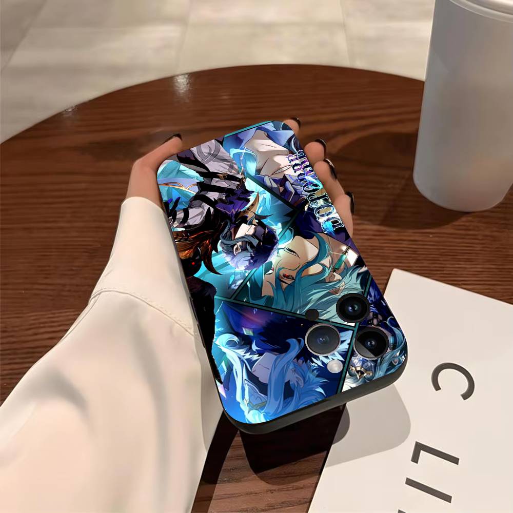 G-Genshin Impact D-Dottore Чехол для телефона для iPhone 17,16,15,14,13,12,11,Pro,Max,Plus Ударопрочный чехол
