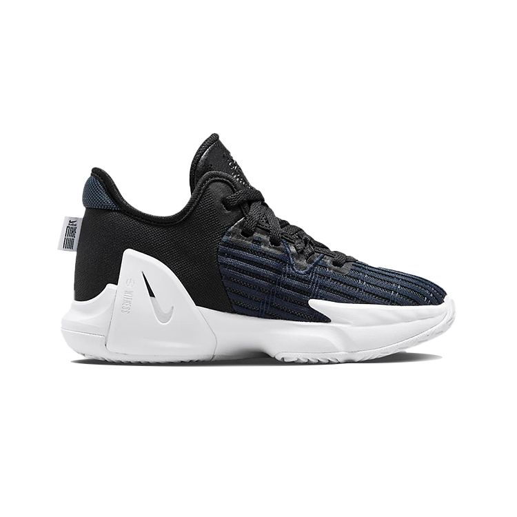 Nike Детские кроссовки LeBron Witness 6 PS Dark Obsidian White сине-черные DD0424-002