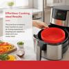 Heat Resistant Air Fryer Silicone Pot Food Grade Silicone Air Fryer Basket Liner  Cooking Baking