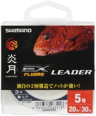 Shimano Shock Leader Engetsu Madai EX Fluorocarbon 30m Clear Fishing Line 5.0 CL-G26P 5.0mm