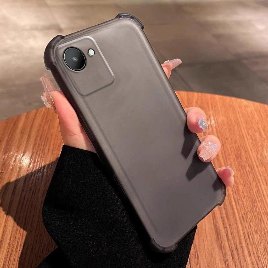 Чехол для realme C30s C30 Narzo 50i Prime Ударопрочный Бампер с подушками безопасности Матовый полупрозрачный чехол