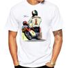 Giacomo Agostini Gp 500cc Legend 70s Retro Tshirt Unisex T Shirts Adventure Riding Sport Boy Casual Tees Motorcycle White Tops